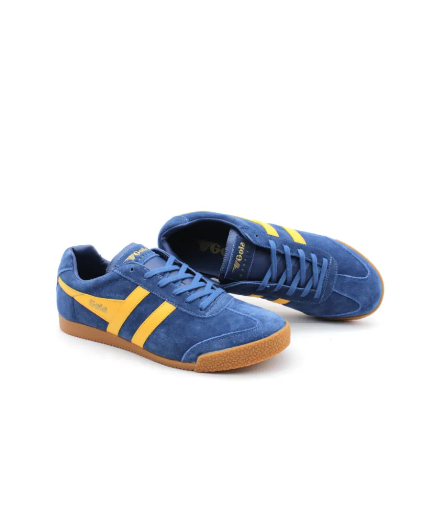 Best L'Empreinte Chaussures GOLA HARRIER SUEDE CMA192 bleu