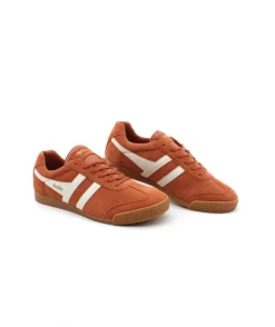 Shop L'Empreinte Chaussures GOLA HARRIER SUEDE CMA 192 orange