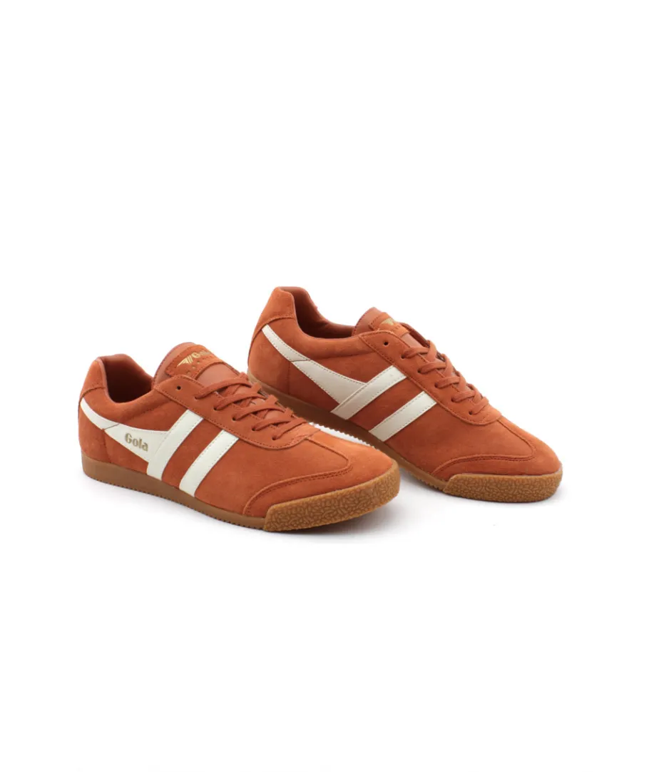 Shop L'Empreinte Chaussures GOLA HARRIER SUEDE CMA 192 orange