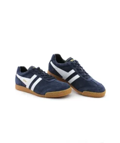 Cheap L'Empreinte Chaussures GOLA HARRIER SUEDE NAVY WHITE marine
