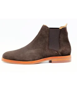 Shop L'Empreinte Chaussures HUDSON TONTI VELOURS marron