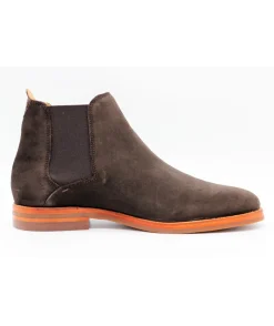 Shop L'Empreinte Chaussures HUDSON TONTI VELOURS marron