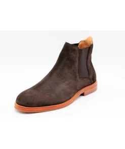 Shop L'Empreinte Chaussures HUDSON TONTI VELOURS marron