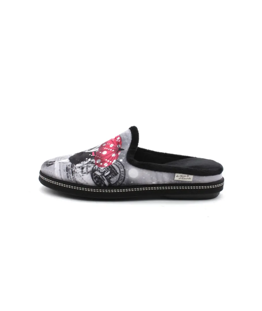 New L'Empreinte Chaussures LA MAISON DE L'ESPADRILLE 6812 noir