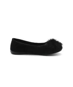 Shop L'Empreinte Chaussures LA MAISON DE L'ESPADRILLE 6056 BALLERINE noir