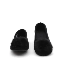 Shop L'Empreinte Chaussures LA MAISON DE L'ESPADRILLE 6056 BALLERINE noir