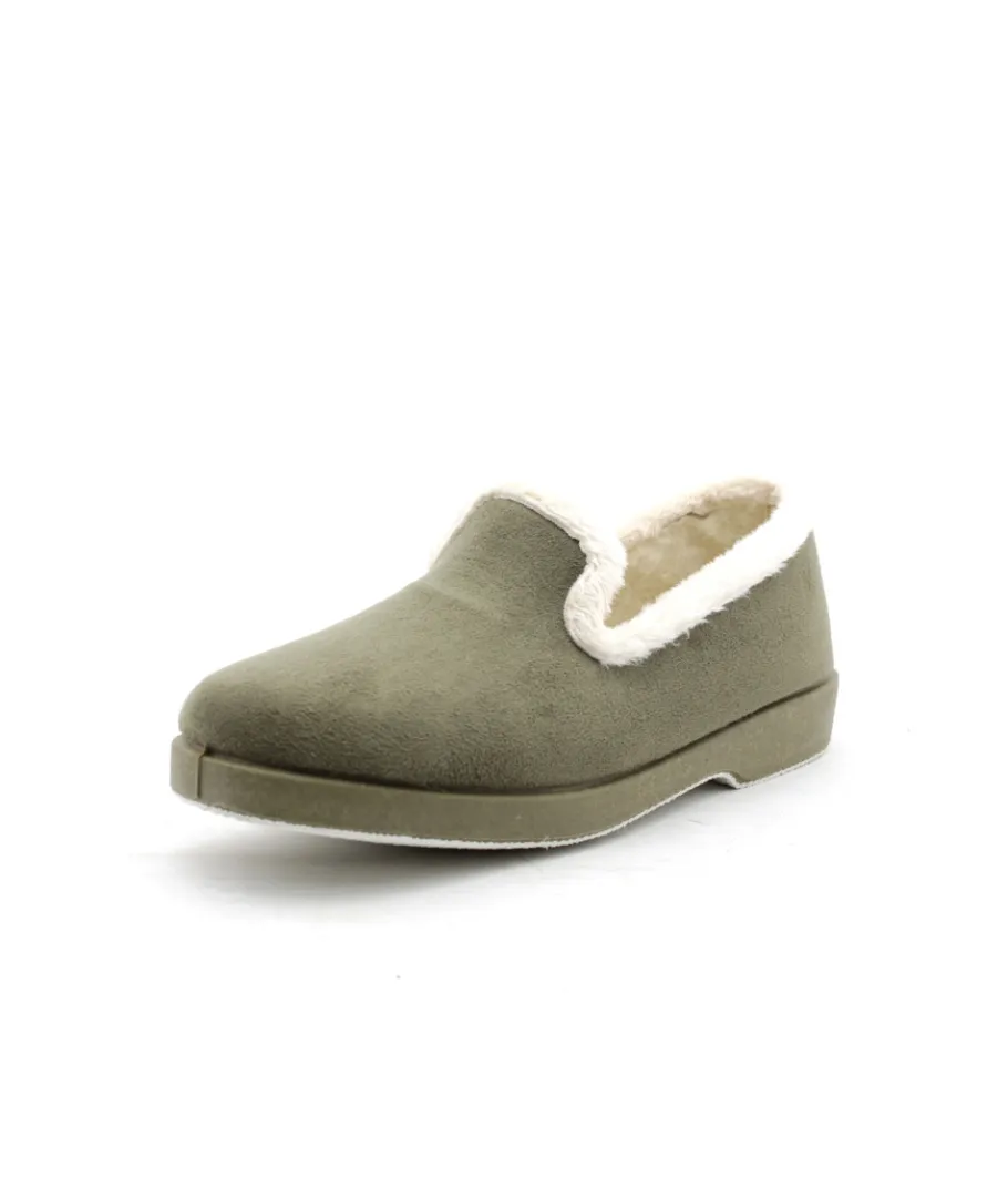 Shop L'Empreinte Chaussures LA MAISON DE L'ESPADRILLE 7635 CHARENTAISE kaki
