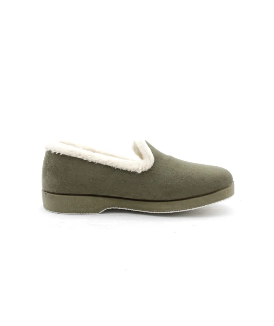 Shop L'Empreinte Chaussures LA MAISON DE L'ESPADRILLE 7635 CHARENTAISE kaki
