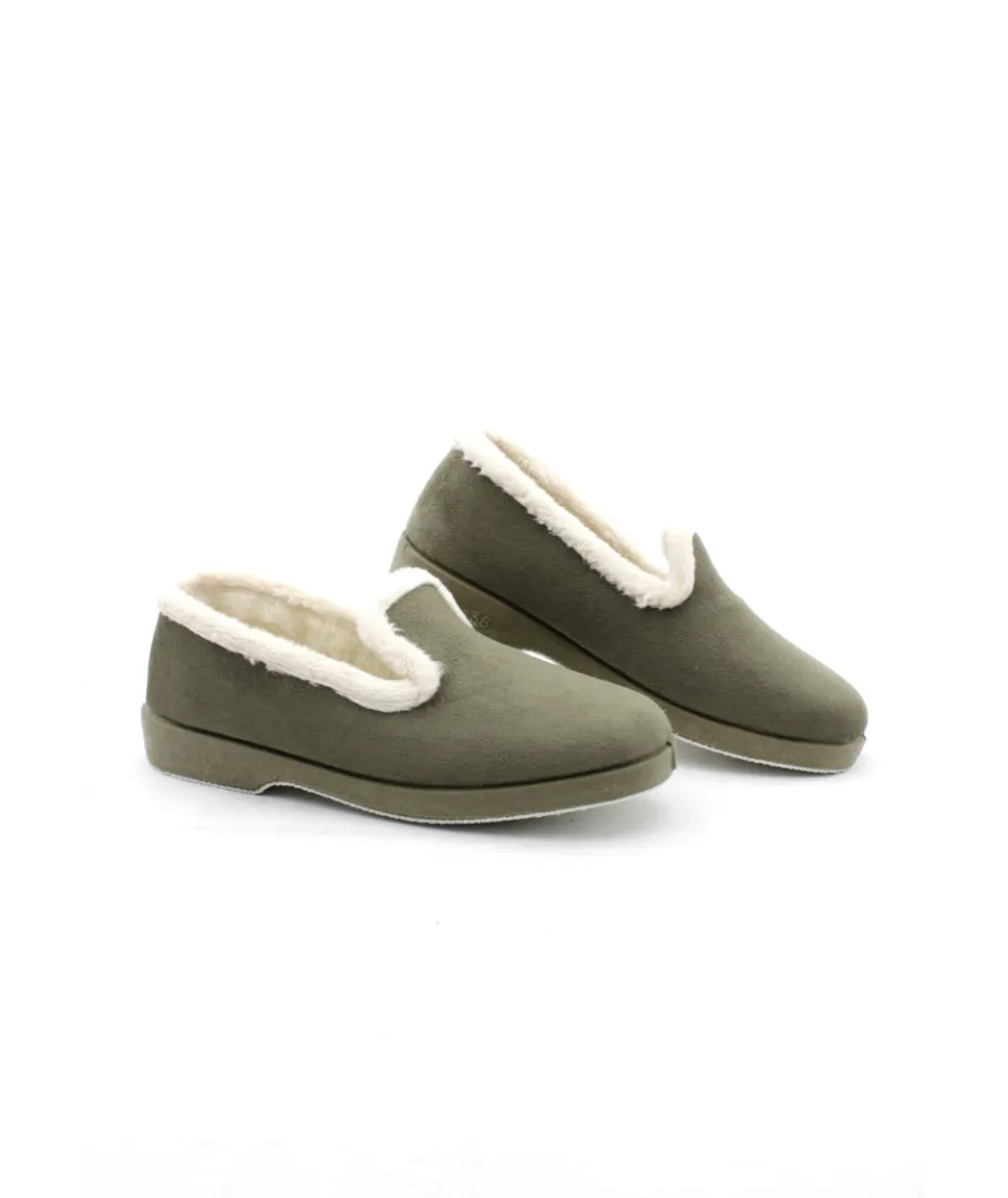 Shop L'Empreinte Chaussures LA MAISON DE L'ESPADRILLE 7635 CHARENTAISE kaki