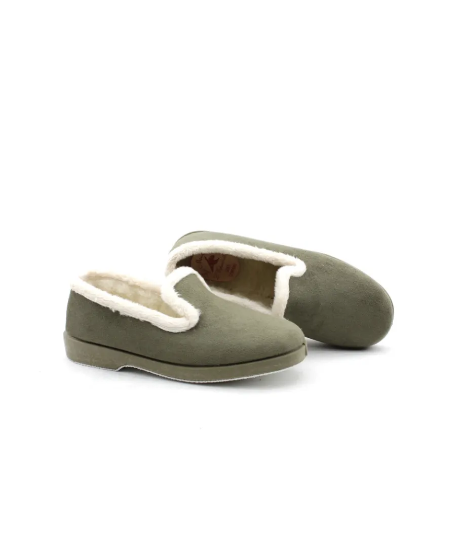 Shop L'Empreinte Chaussures LA MAISON DE L'ESPADRILLE 7635 CHARENTAISE kaki