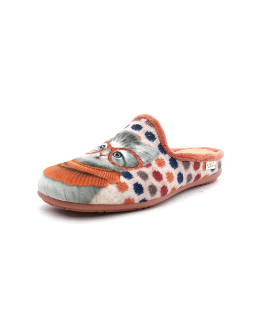 Outlet L'Empreinte Chaussures LA MAISON DE L'ESPADRILLE 9000 MULE orange