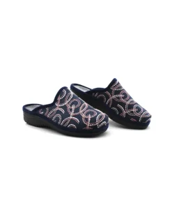 Store L'Empreinte Chaussures LA MAISON DE L'ESPADRILLE 4216 MULE marine
