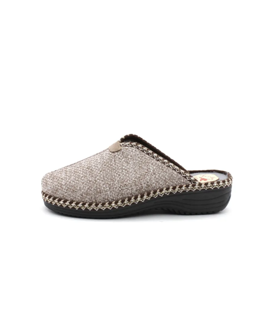 Fashion L'Empreinte Chaussures LA MAISON DE L'ESPADRILLE 4215 MULE marron