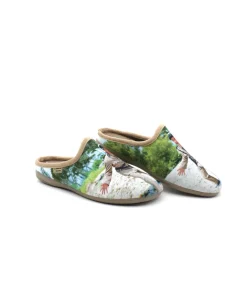 Cheap L'Empreinte Chaussures LA MAISON DE L'ESPADRILLE 6771-7 MULE beige