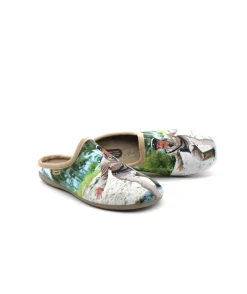 Cheap L'Empreinte Chaussures LA MAISON DE L'ESPADRILLE 6771-7 MULE beige