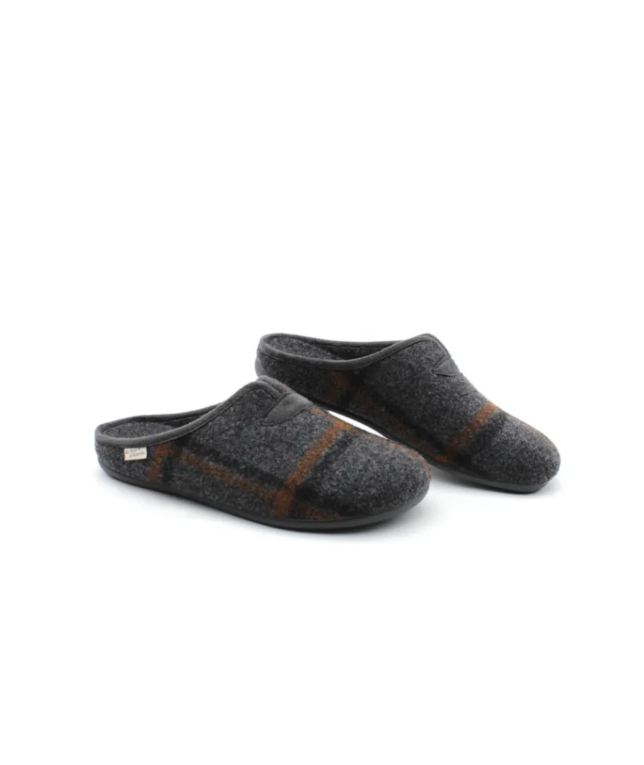 Shop L'Empreinte Chaussures LA MAISON DE L'ESPADRILLE 6733 MULE gris
