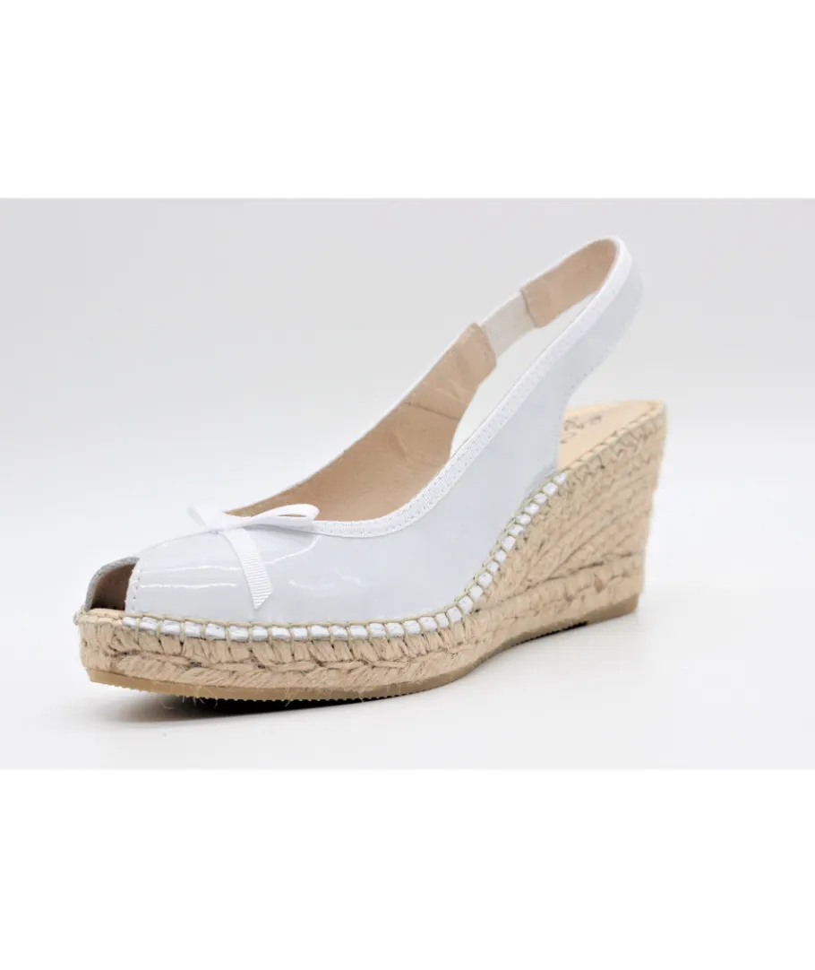 Store L'Empreinte Chaussures LA MAISON DE L'ESPADRILLE 905 VERNIS blanc