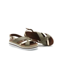 Sale L'Empreinte Chaussures L'UNE ET L'AUTRE EGLANTINE kaki