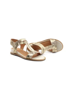 Sale L'Empreinte Chaussures MAMZELLE OISIN SERPENT platine