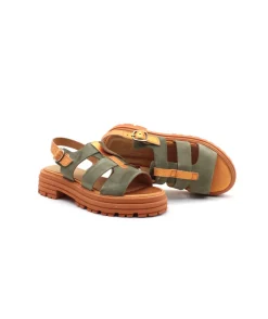Shop L'Empreinte Chaussures MINKA DESIGN GILAIN kaki
