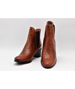 Outlet L'Empreinte Chaussures MKD HASSELT CROCO cognac