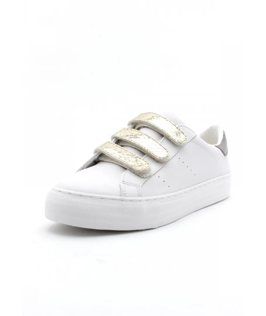 Cheap L'Empreinte Chaussures NO NAME ARCADE STRAPS NAPPA CLOSTER blanc