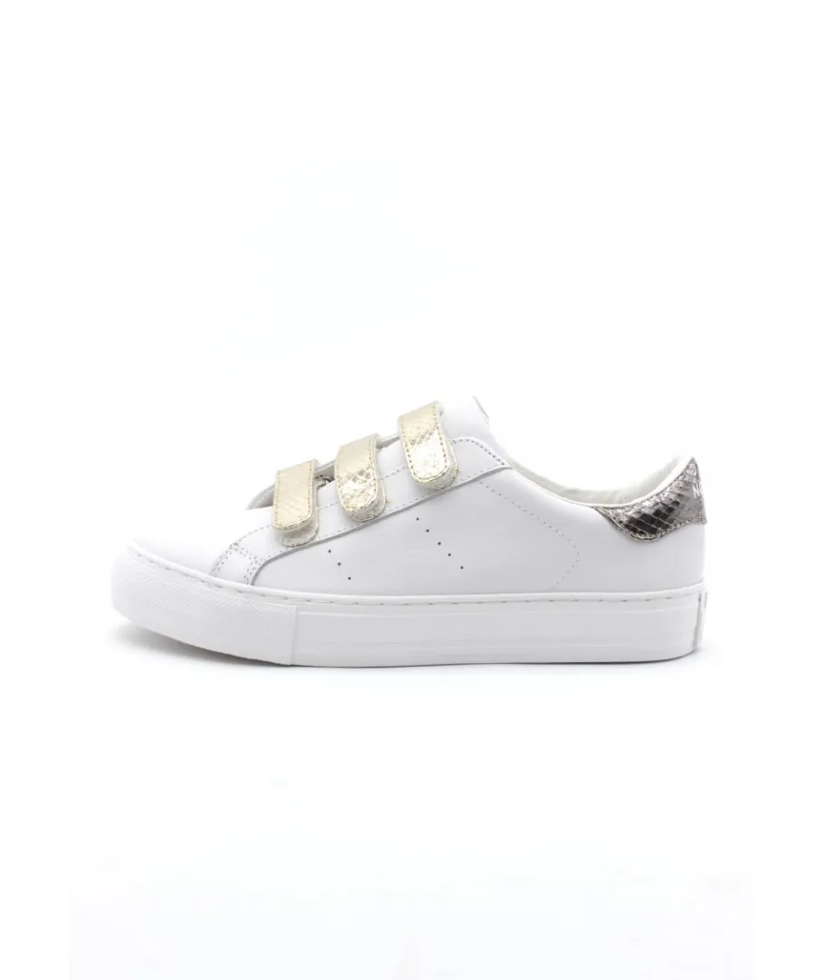 Cheap L'Empreinte Chaussures NO NAME ARCADE STRAPS NAPPA CLOSTER blanc