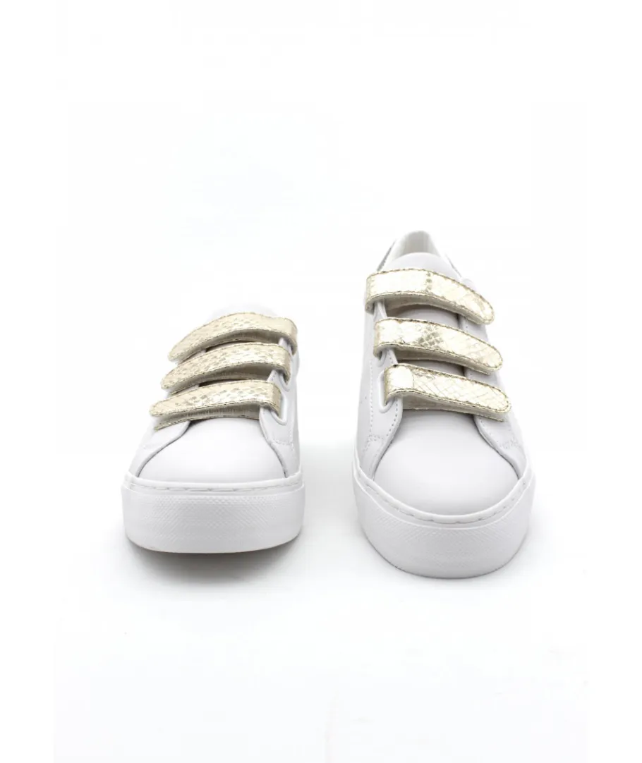 Cheap L'Empreinte Chaussures NO NAME ARCADE STRAPS NAPPA CLOSTER blanc
