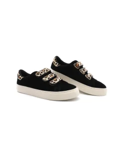 Sale L'Empreinte Chaussures NO NAME ARCADE STRAPS PERFOS noir