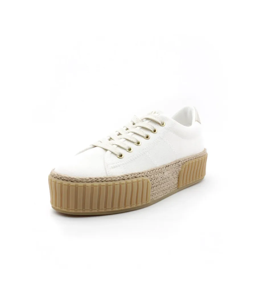 Shop L'Empreinte Chaussures NO NAME MIDNIGHT BUMPER blanc