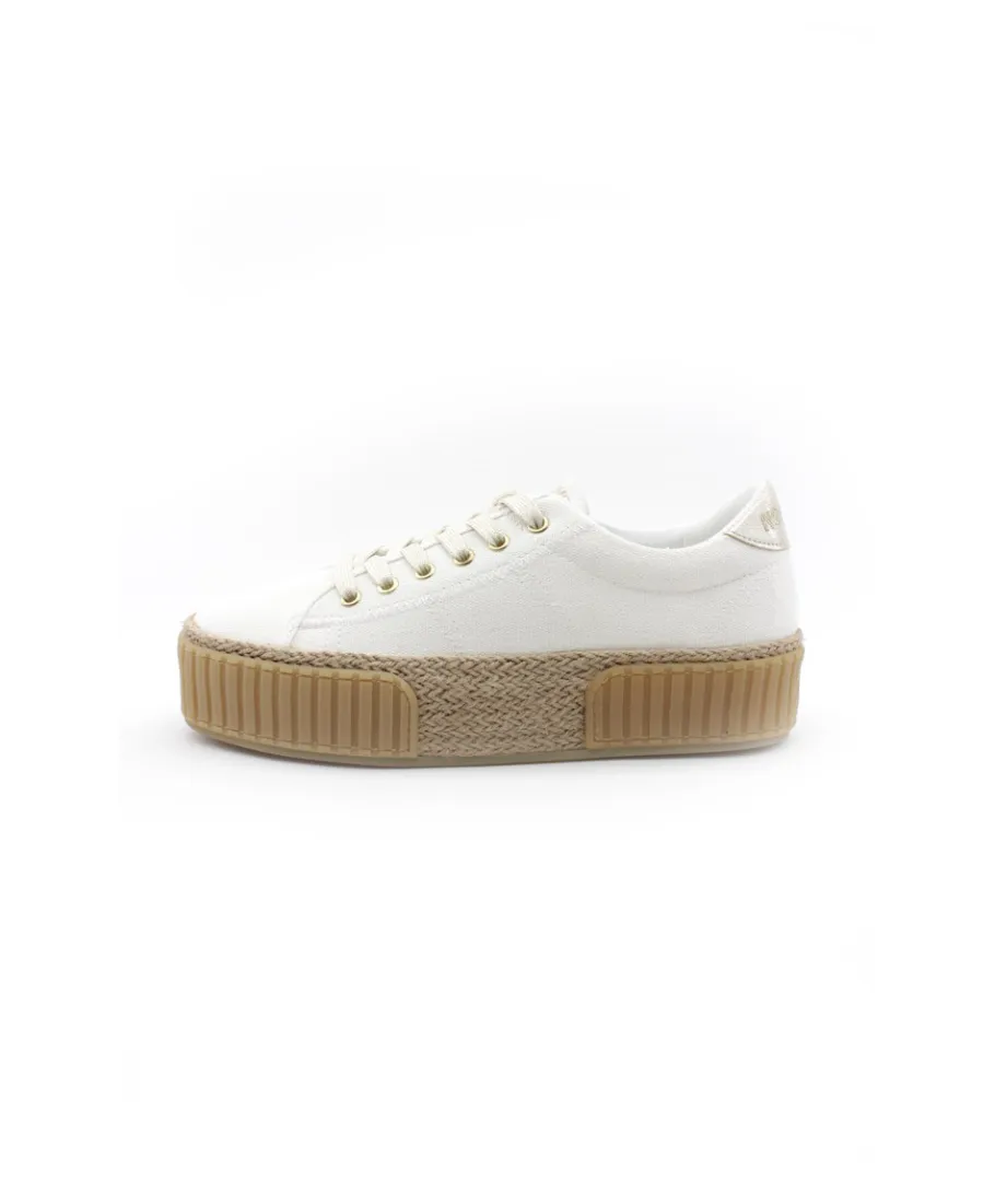 Shop L'Empreinte Chaussures NO NAME MIDNIGHT BUMPER blanc
