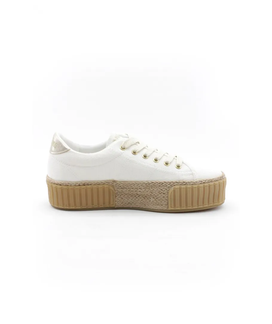 Shop L'Empreinte Chaussures NO NAME MIDNIGHT BUMPER blanc