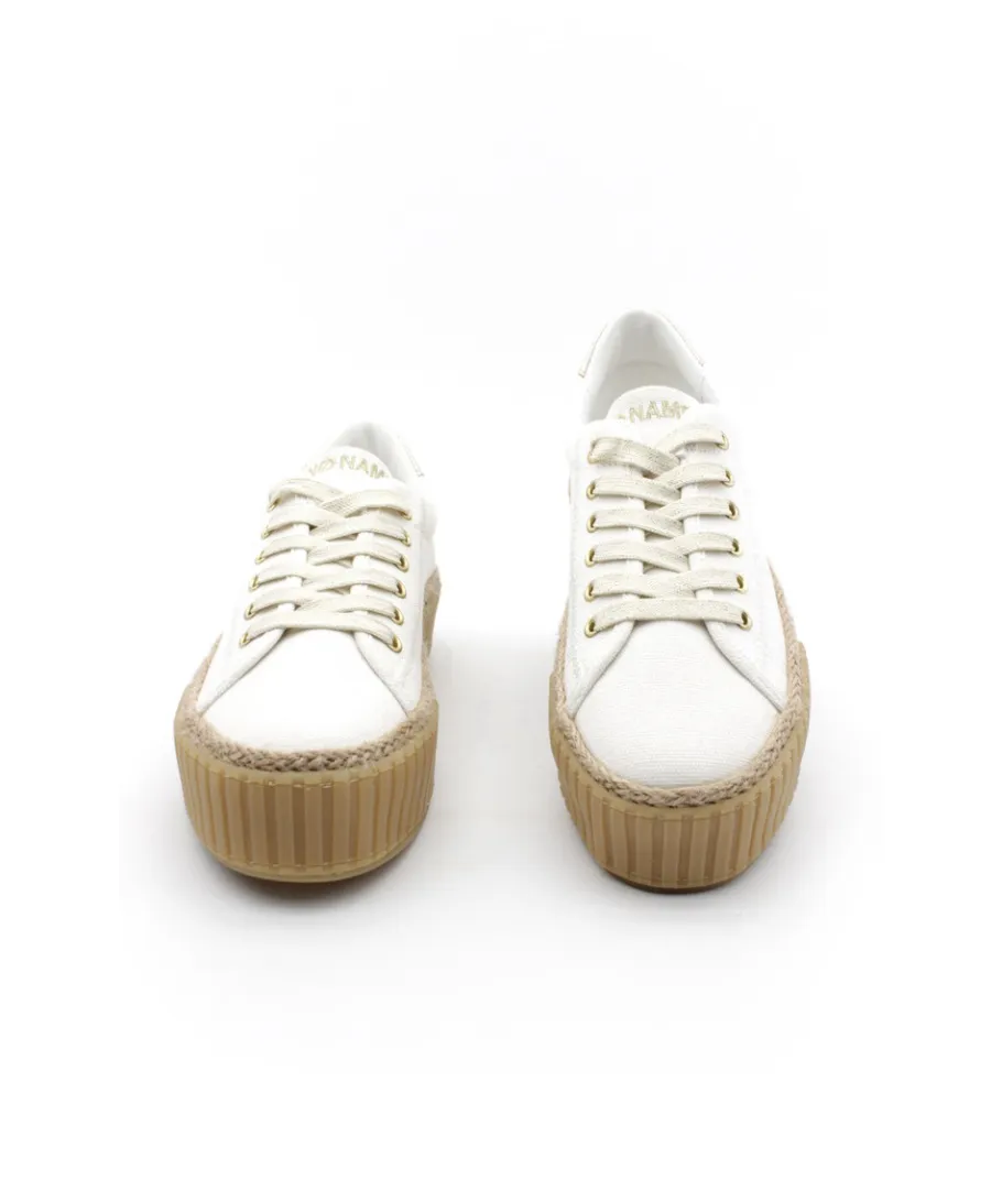 Shop L'Empreinte Chaussures NO NAME MIDNIGHT BUMPER blanc