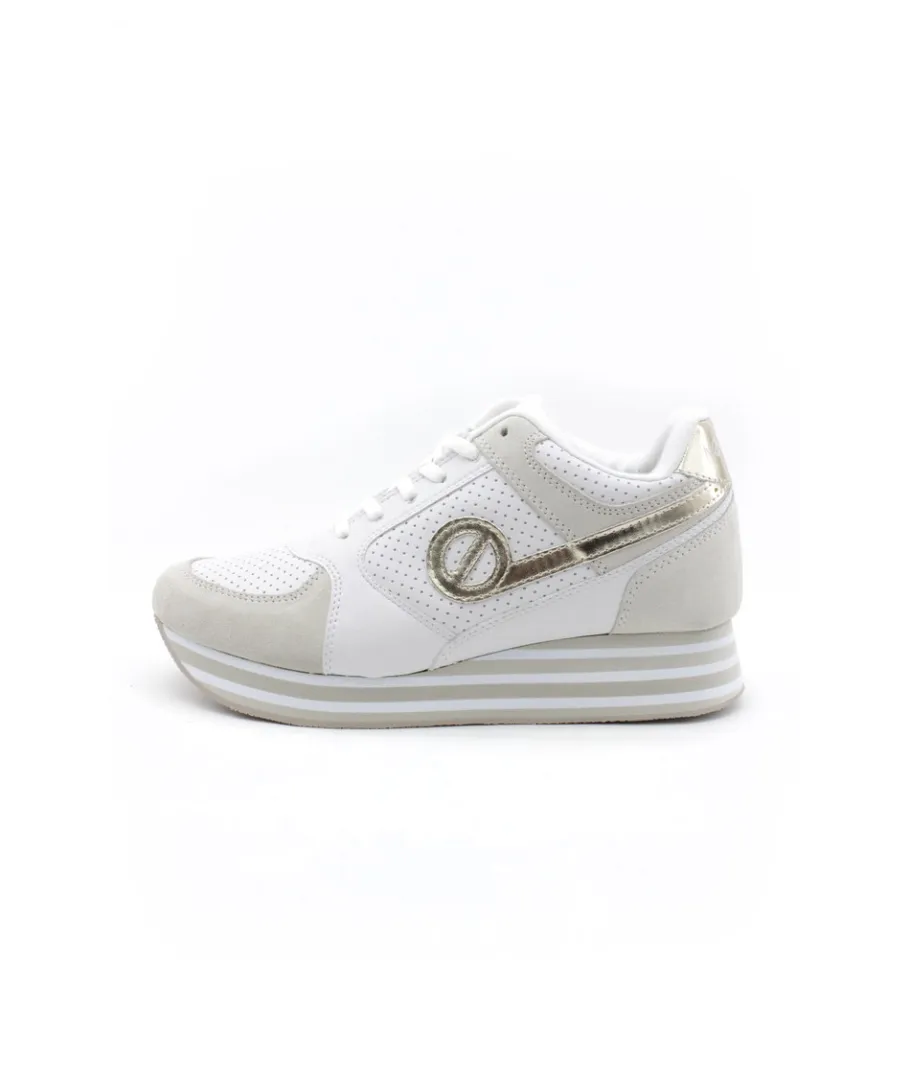 Cheap L'Empreinte Chaussures NO NAME PARKO JOGGER NAPPA EMBRO blanc