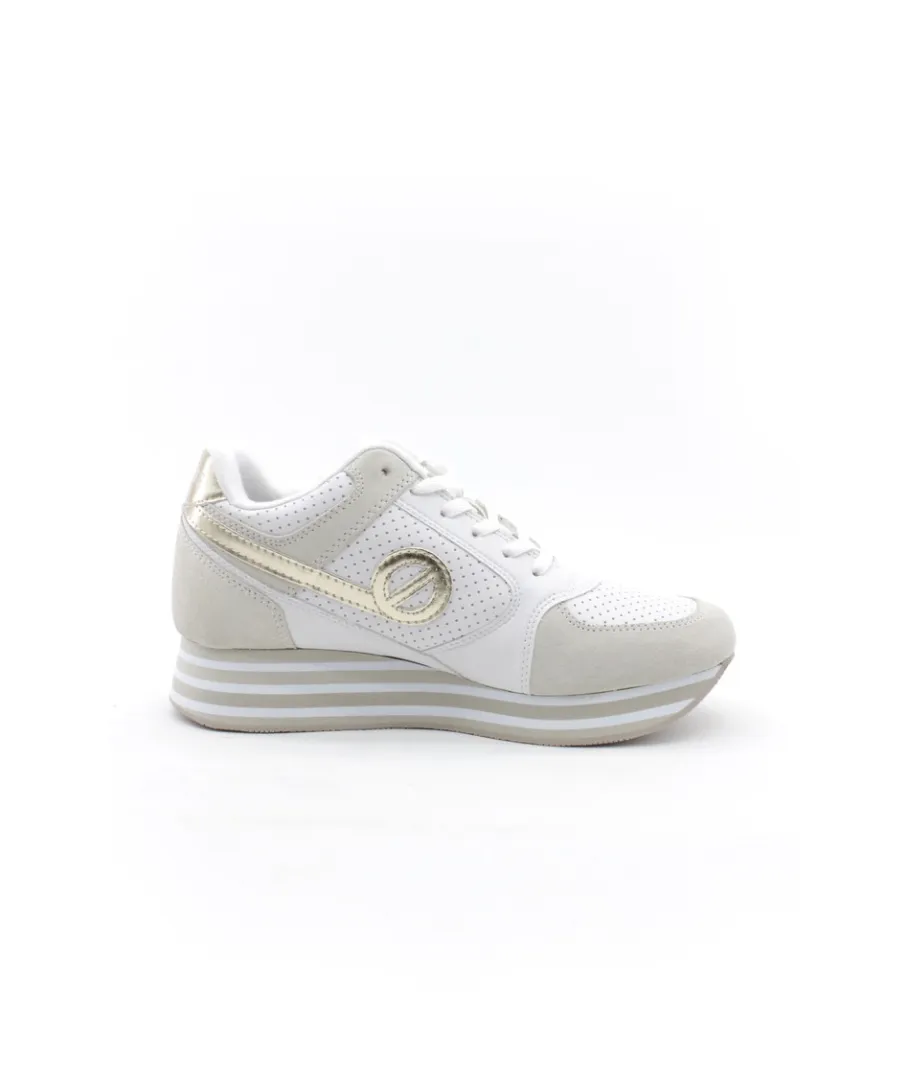 Cheap L'Empreinte Chaussures NO NAME PARKO JOGGER NAPPA EMBRO blanc