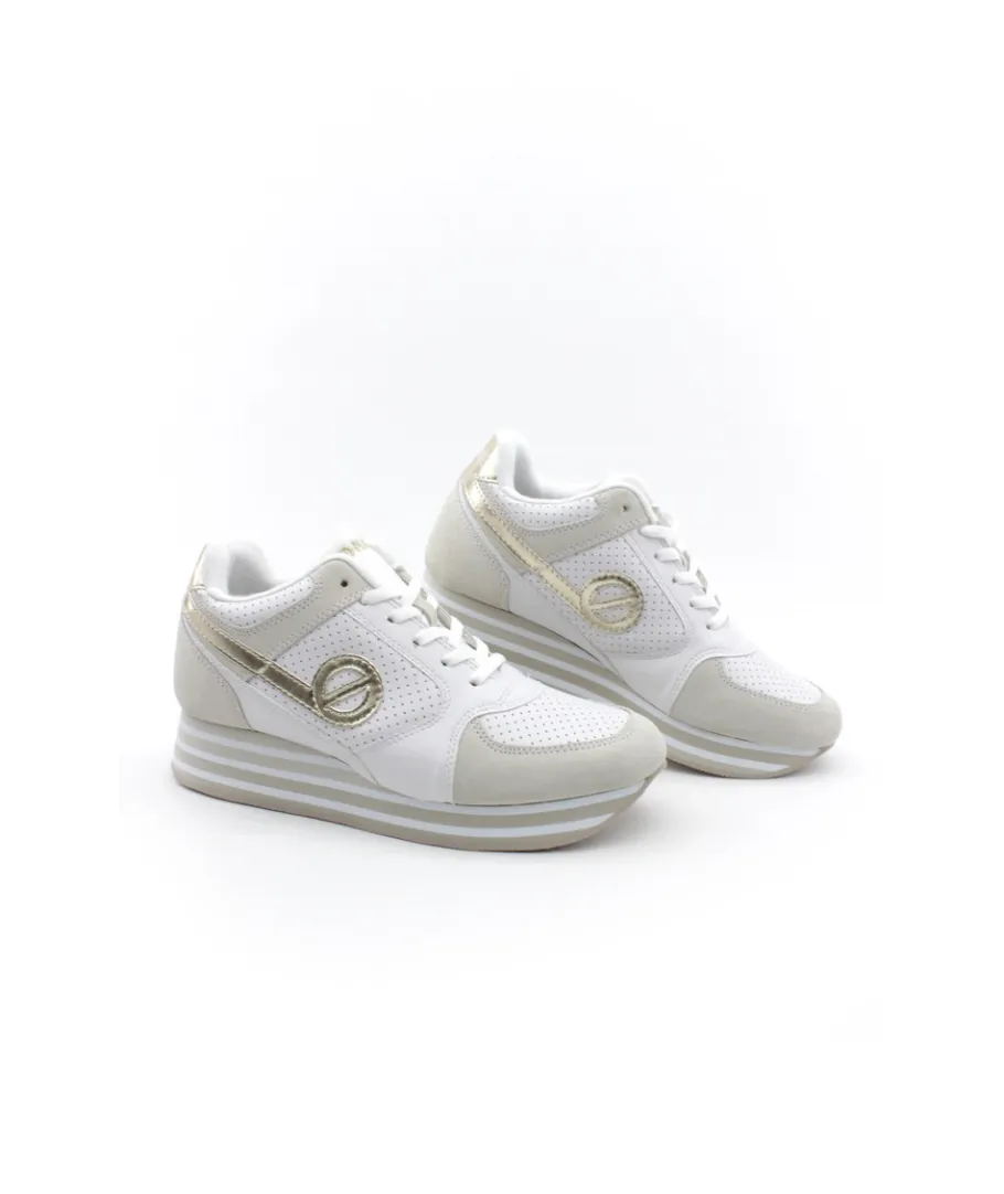 Cheap L'Empreinte Chaussures NO NAME PARKO JOGGER NAPPA EMBRO blanc