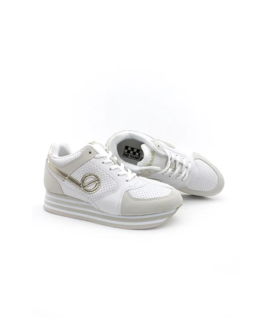 Cheap L'Empreinte Chaussures NO NAME PARKO JOGGER NAPPA EMBRO blanc