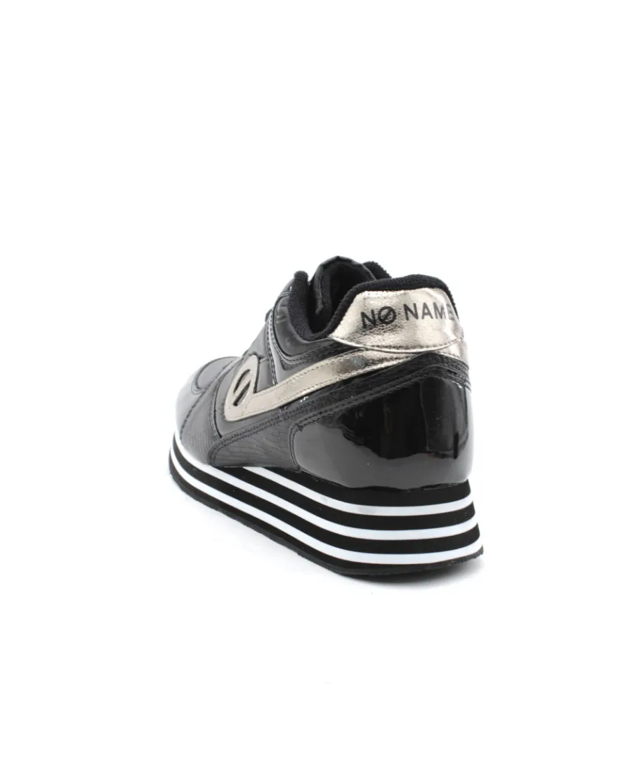 Store L'Empreinte Chaussures NO NAME PARKO JOGGER PATENT LIZ noir