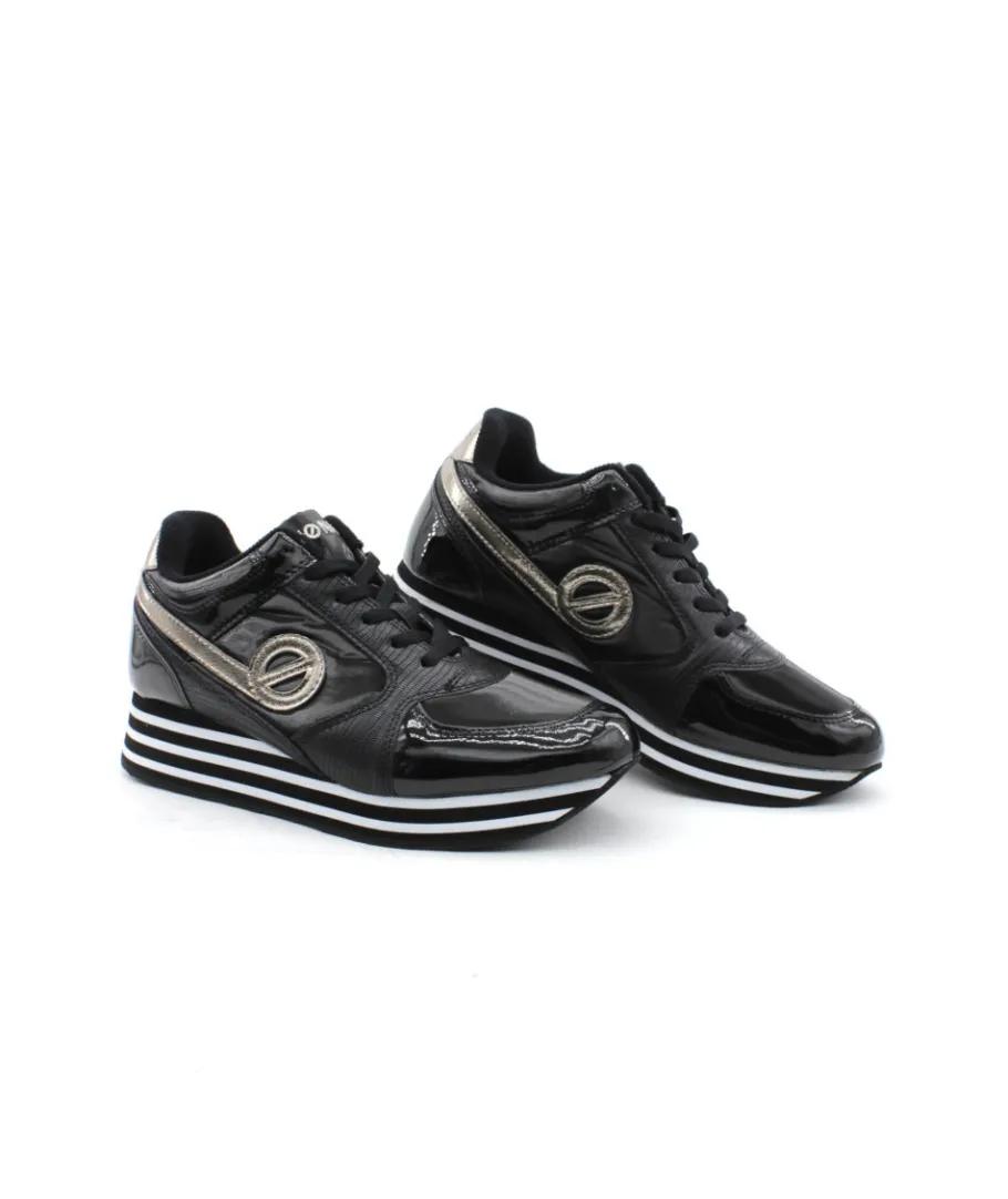 Store L'Empreinte Chaussures NO NAME PARKO JOGGER PATENT LIZ noir