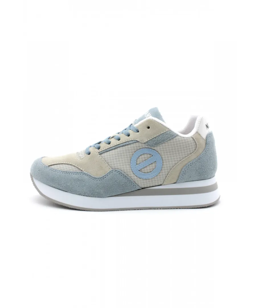 Discount L'Empreinte Chaussures NO NAME PARKO RUNNER SUEDE MENDY bleu