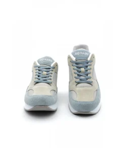Discount L'Empreinte Chaussures NO NAME PARKO RUNNER SUEDE MENDY bleu