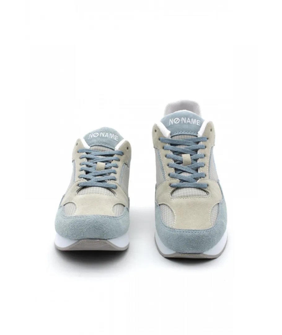 Discount L'Empreinte Chaussures NO NAME PARKO RUNNER SUEDE MENDY bleu