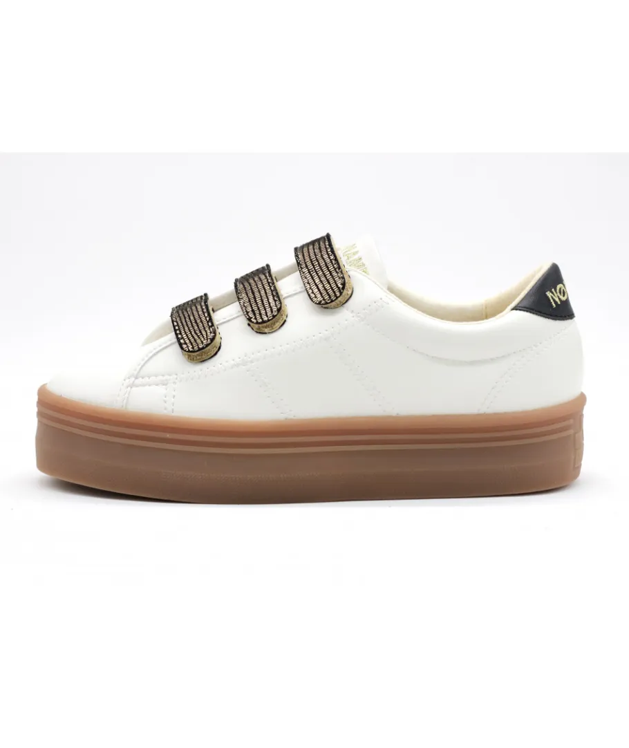 Hot L'Empreinte Chaussures NO NAME PLATO M STRAPS SOFT DISTRICT blanc