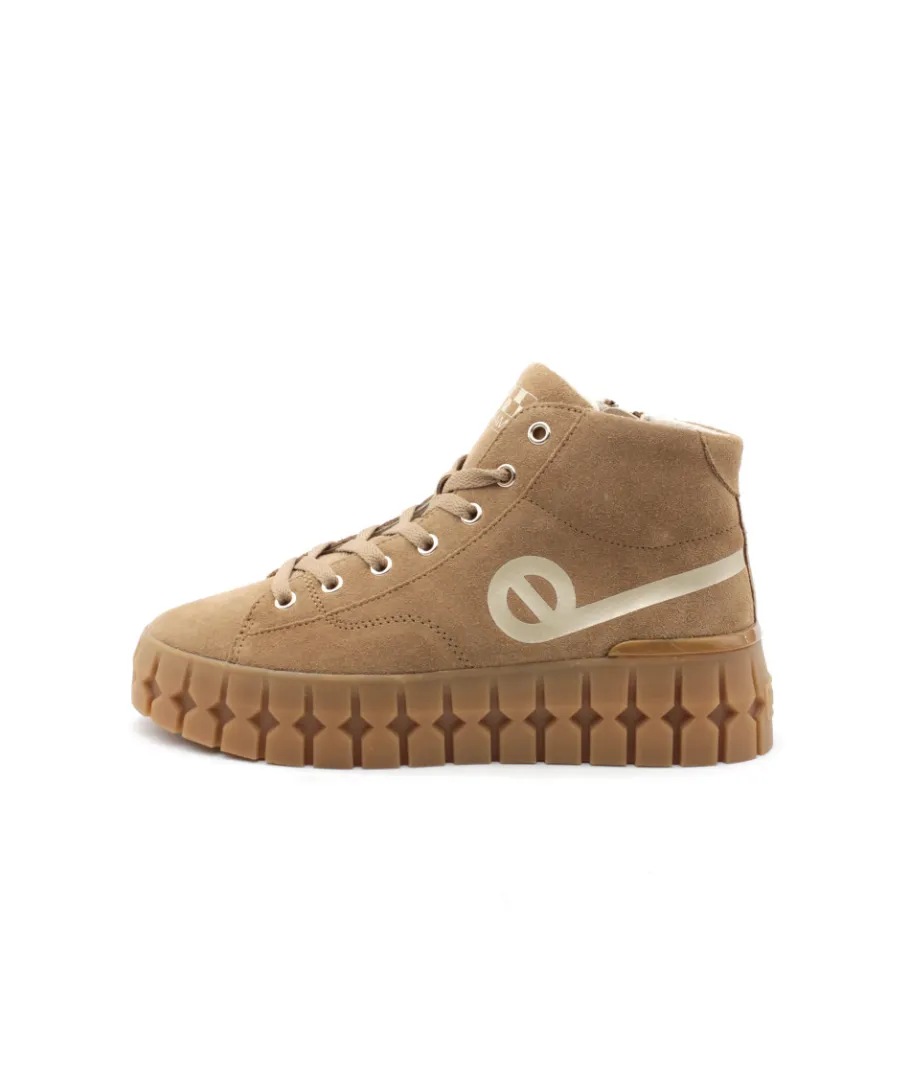 Online L'Empreinte Chaussures NO NAME PLAY MID SUEDE Marron clair