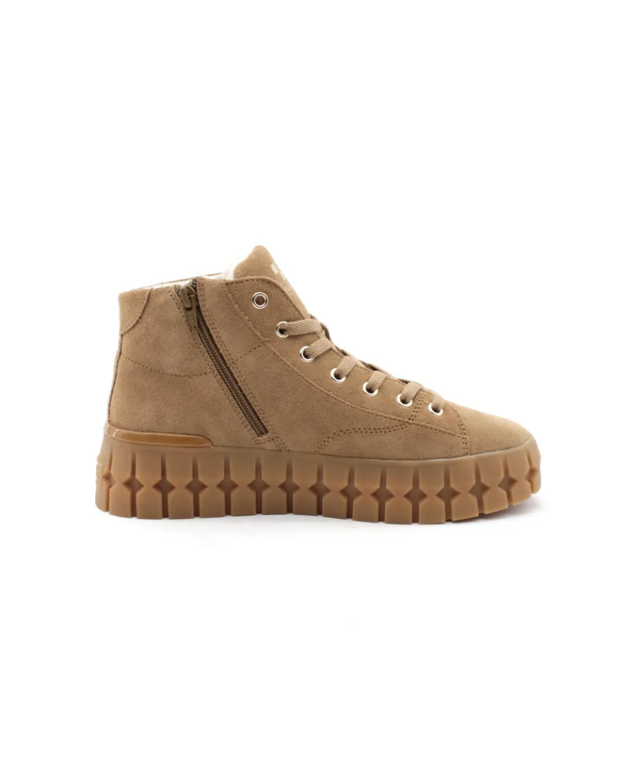 Online L'Empreinte Chaussures NO NAME PLAY MID SUEDE Marron clair
