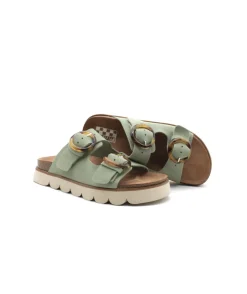 Sale L'Empreinte Chaussures NO NAME SANDY SLAP W vert