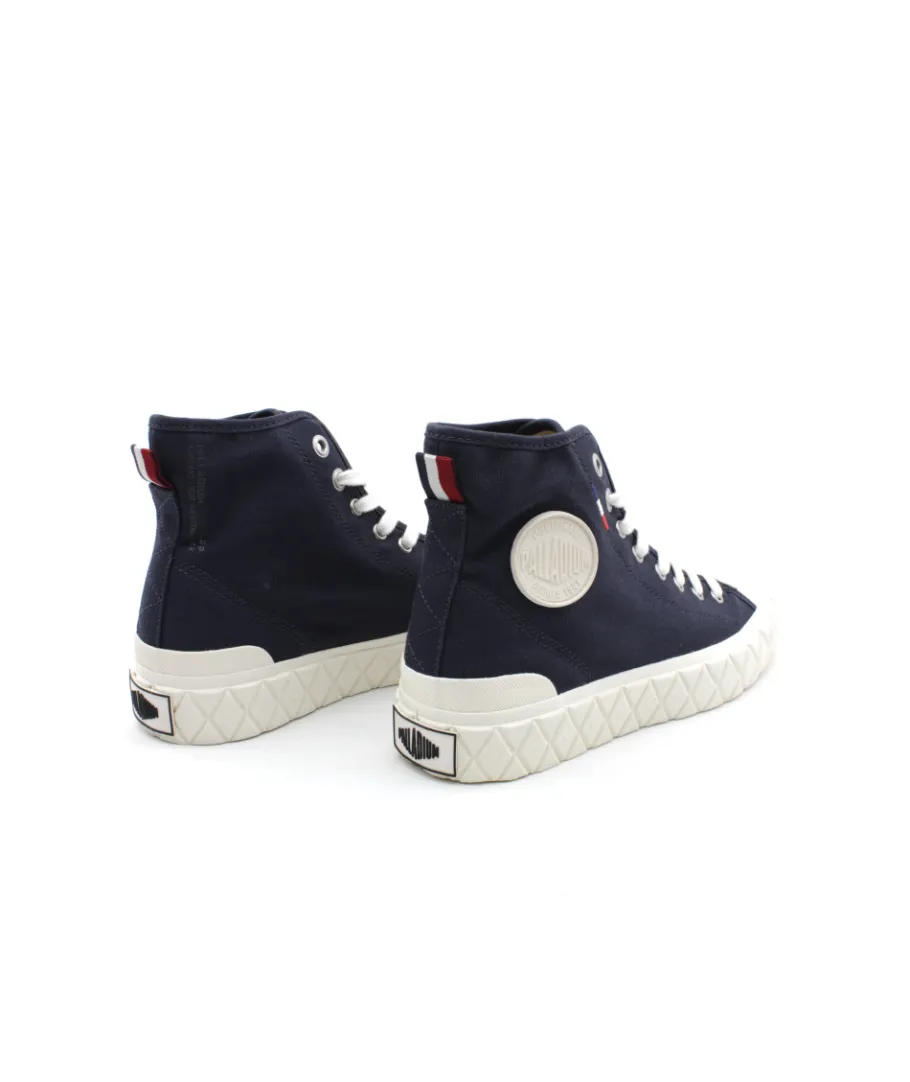 Discount L'Empreinte Chaussures PALLADIUM PALLA ACE CANVAS MID marine