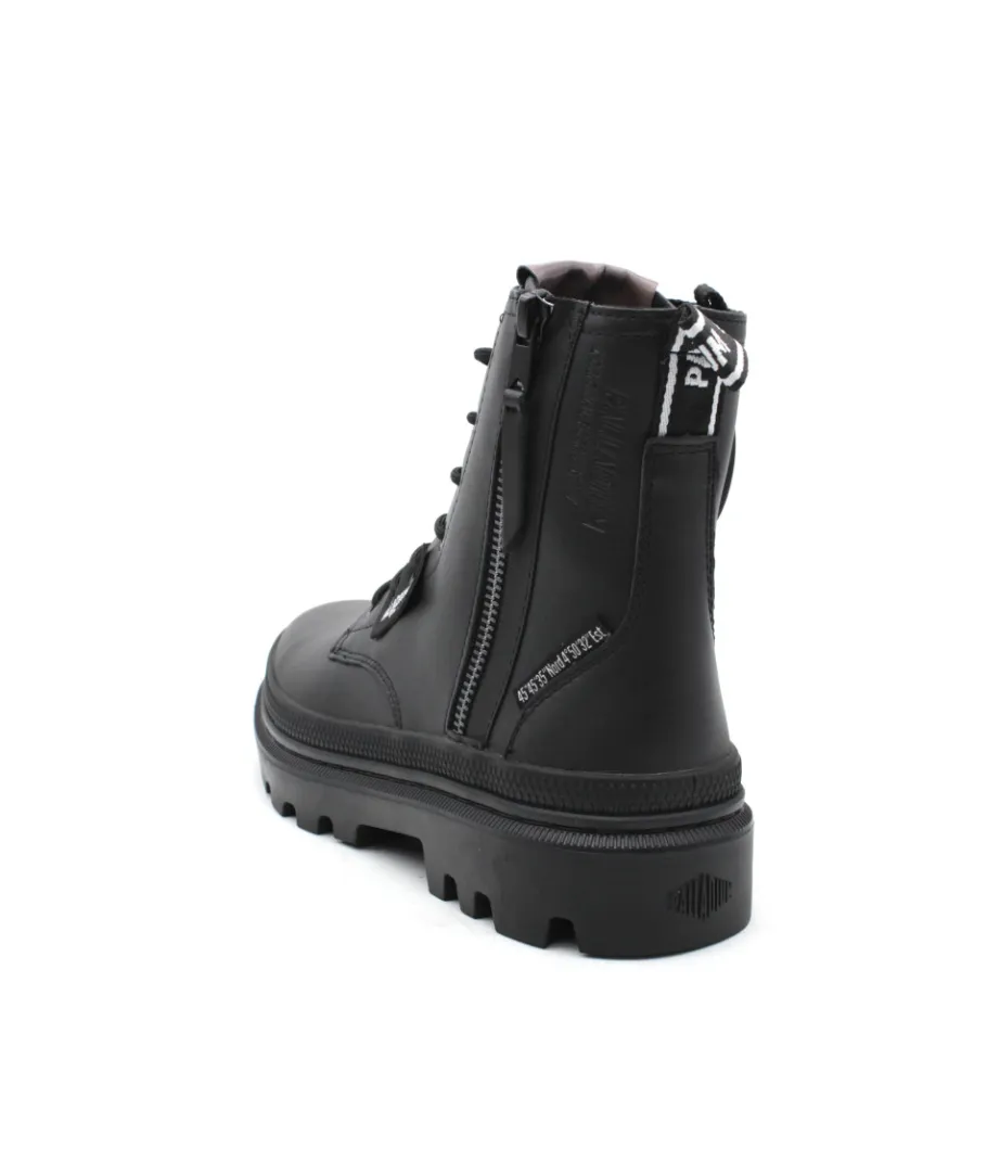 Shop L'Empreinte Chaussures PALLADIUM PALLATROOPER ZIP L noir