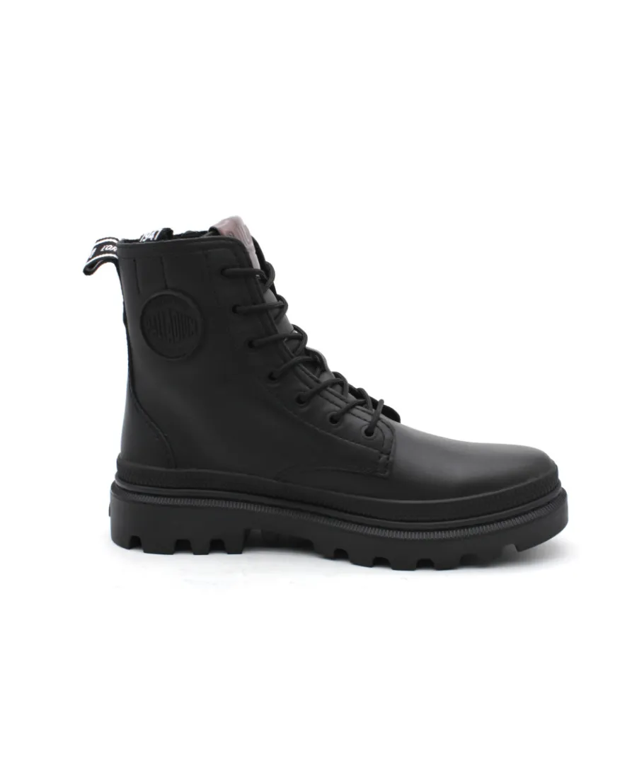 Shop L'Empreinte Chaussures PALLADIUM PALLATROOPER ZIP L noir