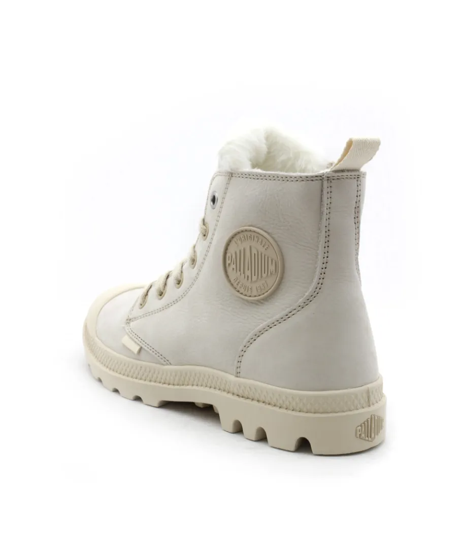 Sale L'Empreinte Chaussures PALLADIUM PAMPA HI ZIP WL CREME
